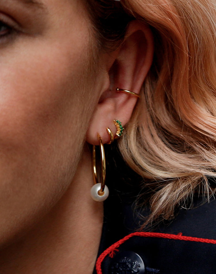 Margarite Gold Hoop Earrings